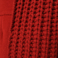 Akris Mantel mit Schal in Rot