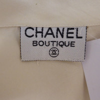 Chanel Zijden blouse mt logoknopen