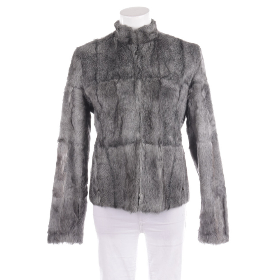 Jil Sander Jacket/Coat Fur in Grey