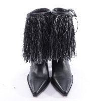 ras Ankle boots Leather in Black