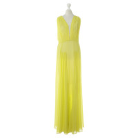 By Malene Birger Gala dress in lemon yellow
