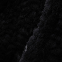 Just Cavalli Jacket/Coat Fur in Black