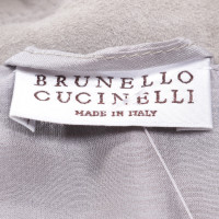 Brunello Cucinelli Giacca/Cappotto in Pelle in Verde