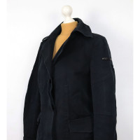 Peuterey Jacke/Mantel aus Baumwolle in Schwarz