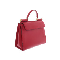 Dolce & Gabbana Sicily Bag en Cuir en Rouge