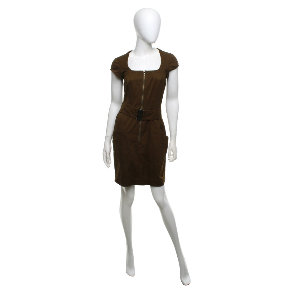 French Connection Dress in olive green