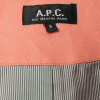A.P.C. Salmone-giacca con cappuccio