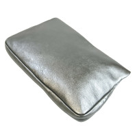 Jimmy Choo Clutch Bag Patent leather in Silvery