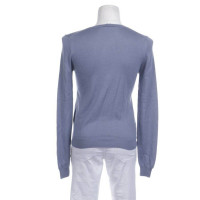 Jil Sander Top en Soie en Bleu