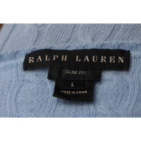 Ralph Lauren Strick aus Kaschmir in Blau