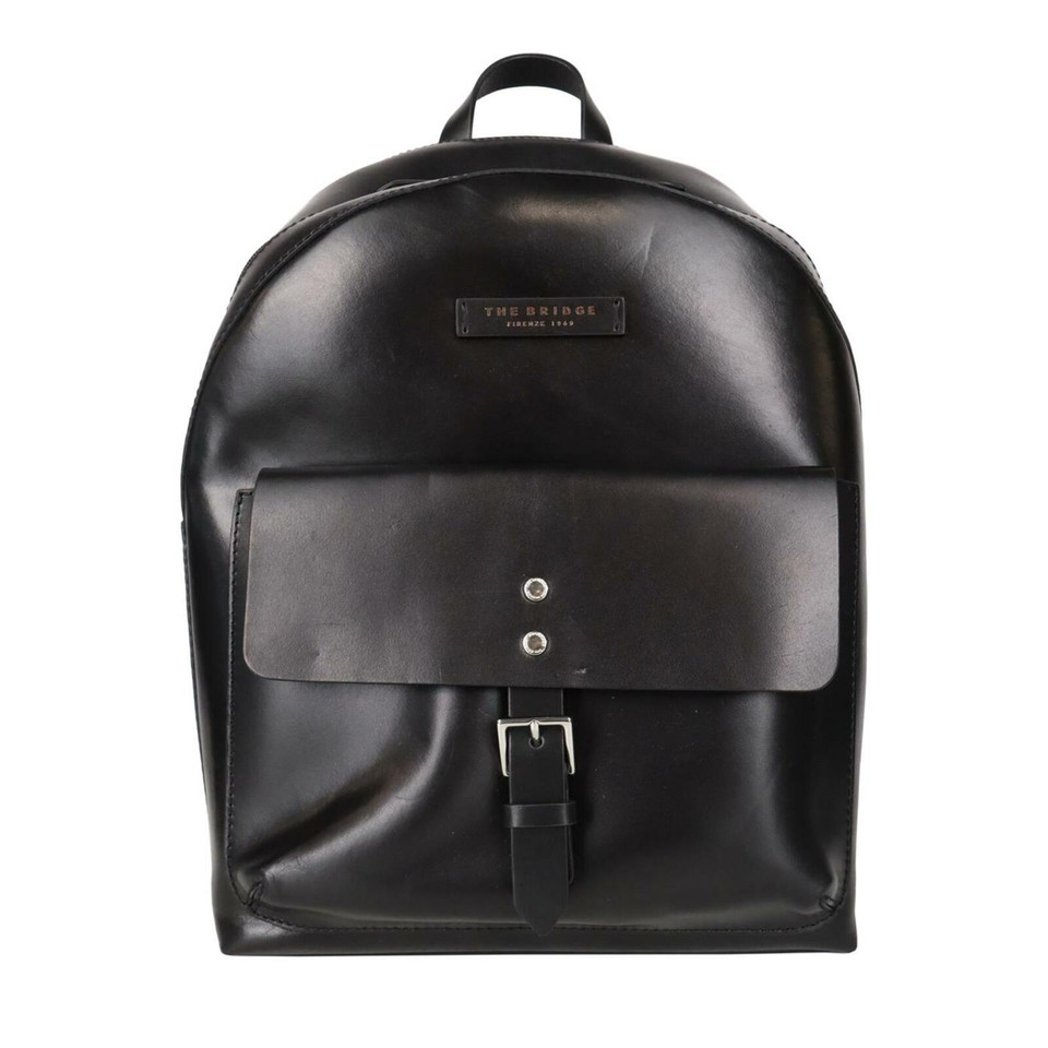 The Bridge Backpack Leather in Black