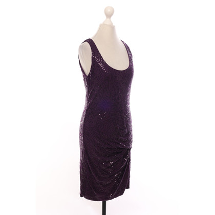 Velvet Kleid aus Viskose in Violett