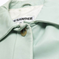 Jil Sander Jacket/Coat Leather in Green