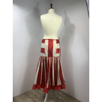 Jean Paul Gaultier Skirt Silk in Red