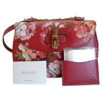 Gucci Bamboo Bag in Pelle in Rosso