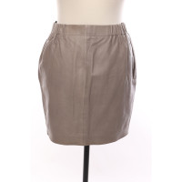 Golden Goose Skirt Leather in Taupe