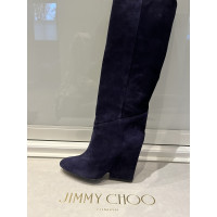 Jimmy Choo Boots Suede in Blue