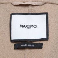 Max & Moi Cappotto con collo di pelliccia