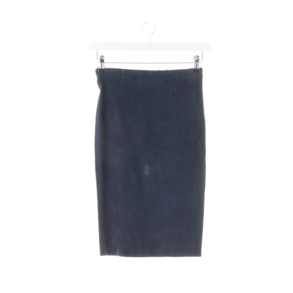 Stouls Skirt Leather in Blue