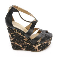 Jimmy Choo Sandales en Cuir en Noir