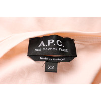 A.P.C. Oberteil aus Baumwolle in Rosa / Pink