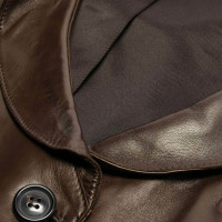 Piazza Sempione Jacket/Coat Leather in Brown