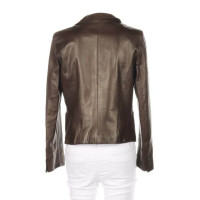 Piazza Sempione Jacket/Coat Leather in Brown