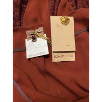 Romeo Gigli Skirt Silk in Brown