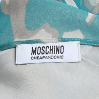 Moschino Cheap And Chic Robe en soie avec motif