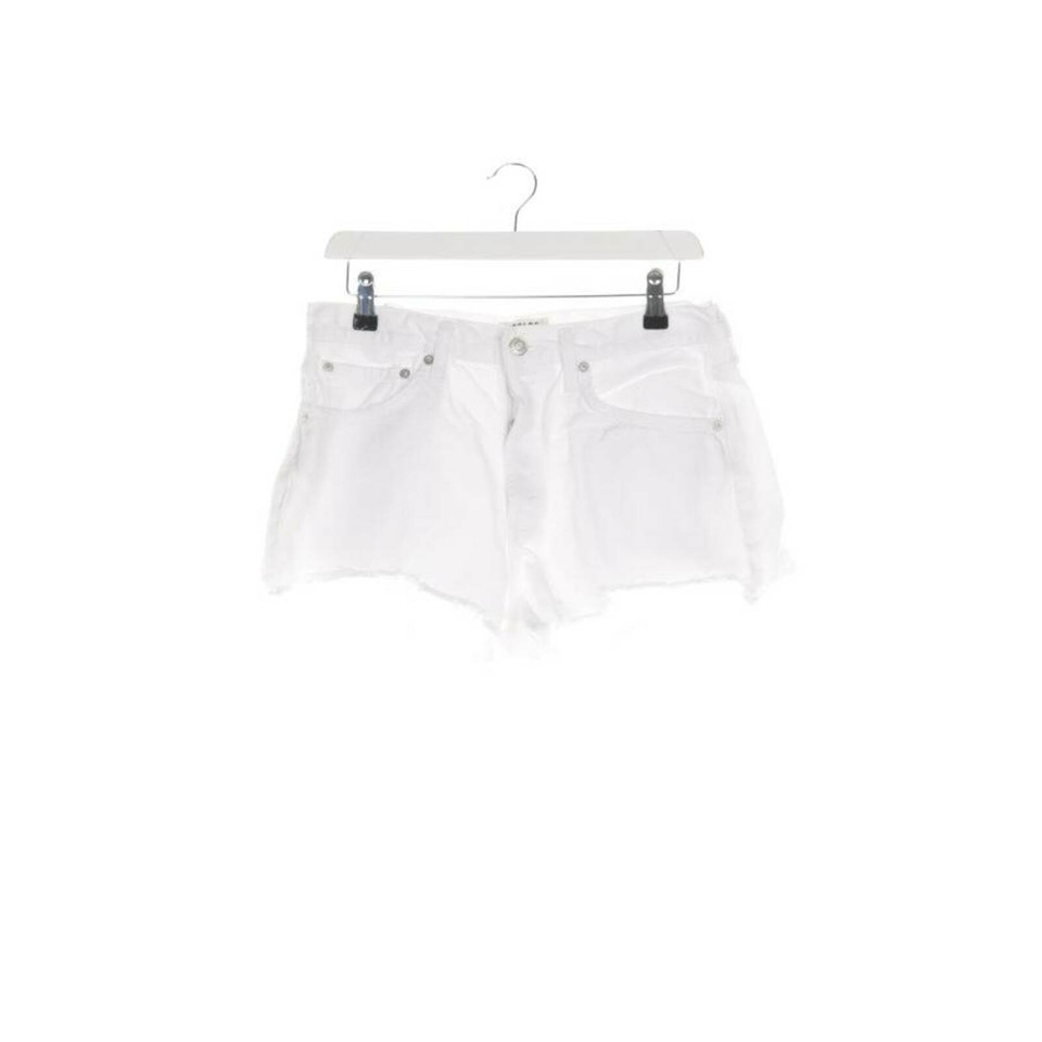 Agolde Shorts Cotton in White