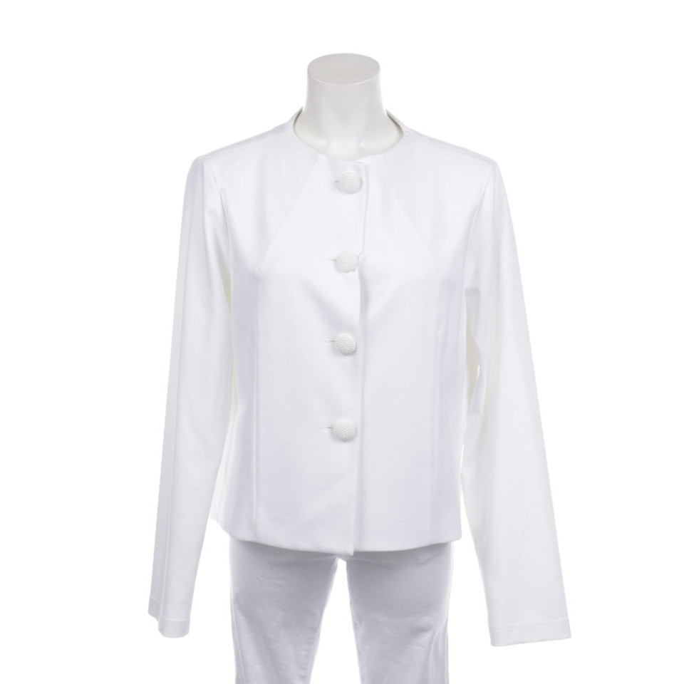 Piu & Piu Jacket/Coat Viscose in White