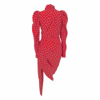 Alexandre Vauthier Kleid aus Seide in Rot