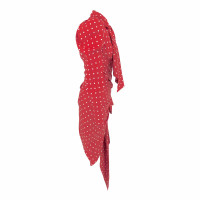 Alexandre Vauthier Kleid aus Seide in Rot