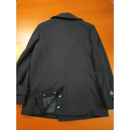 Bikkembergs Jacke/Mantel aus Wolle in Blau