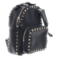 Valentino Garavani "Rockstud Backpack" in black