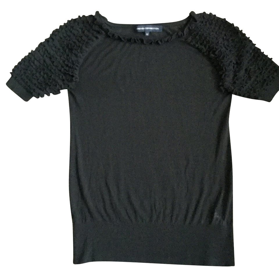 French Connection Top Viscose in Black