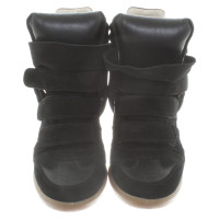 Isabel Marant Sneaker-Wedges in Schwarz