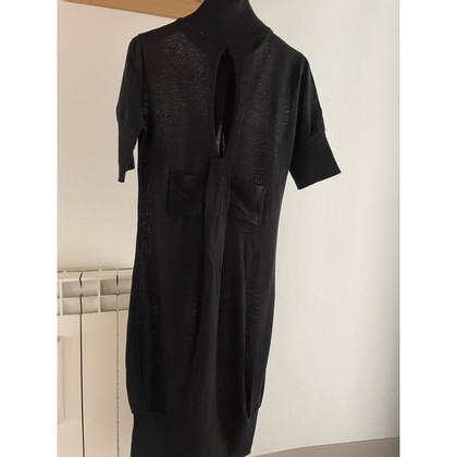Atos Lombardini Kleid aus Wolle in Schwarz