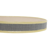 Escada riem met houndstooth patroon