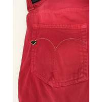 Twin Set Simona Barbieri Shorts Jeans fabric in Red