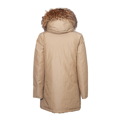 Woolrich Jacket/Coat Cotton in Brown