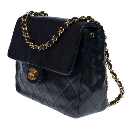 Chanel Timeless Mini Rectangle Leather in Blue