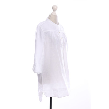 Massimo Dutti Top Linen in White