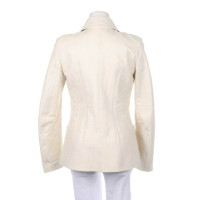 Salvatore Ferragamo Jacket/Coat Leather in White