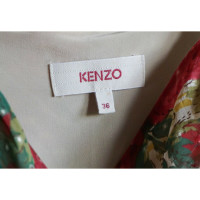 Kenzo Vestito in Seta in Crema