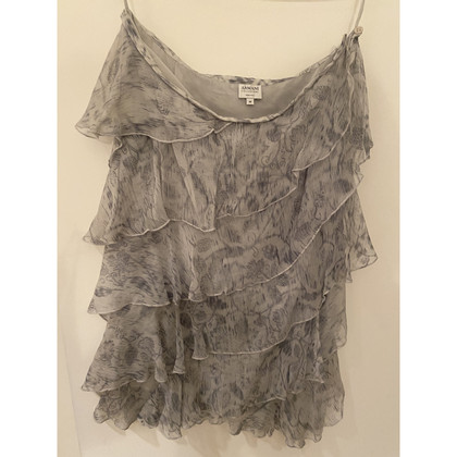 Armani Collezioni Kleid aus Seide in Grau