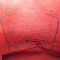 Coach Tote bag Canvas in Red