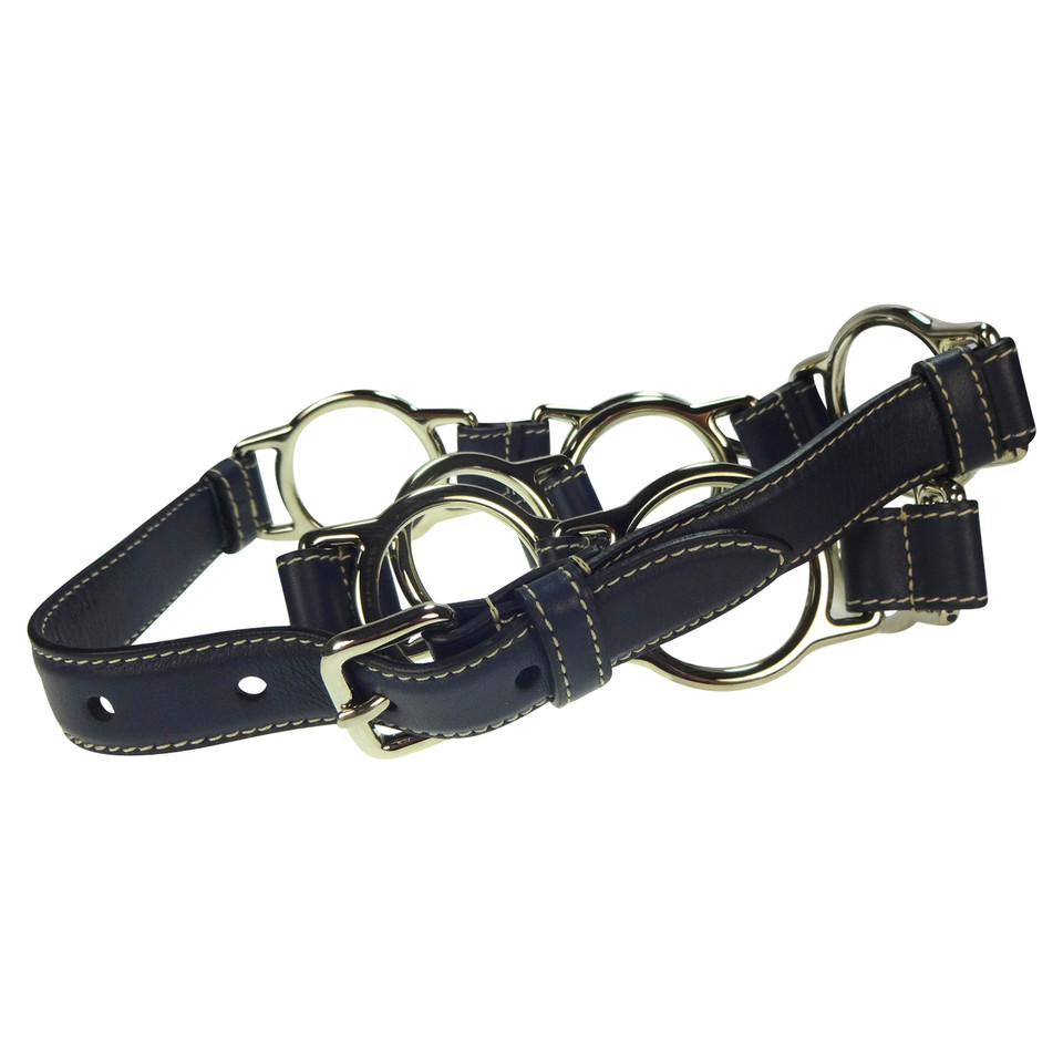 Prada Leather metal belt