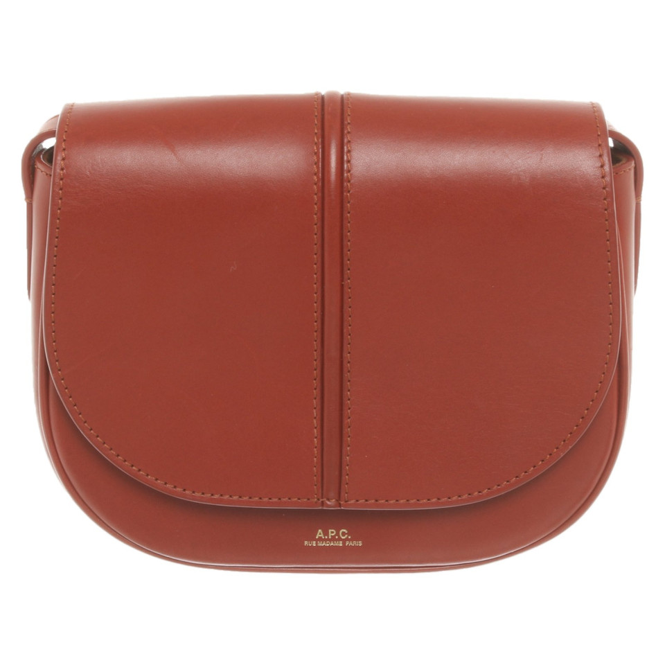A.P.C. Sac Betty Leather in Brown