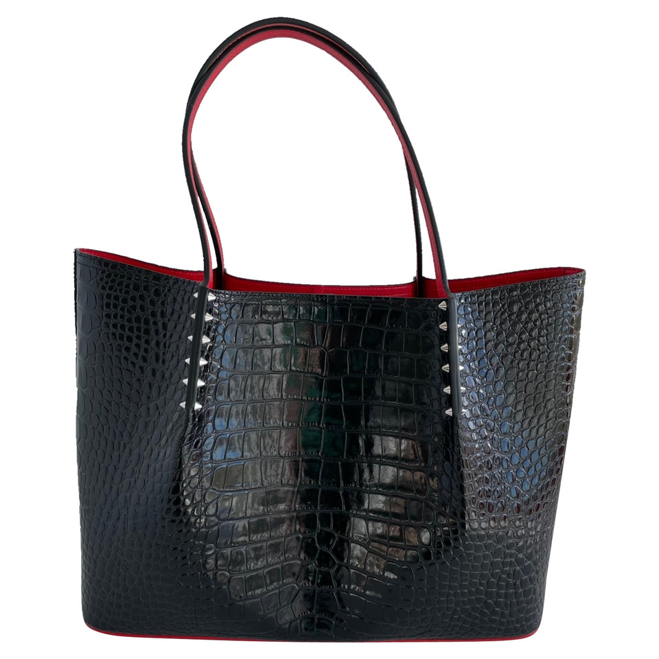 Christian Louboutin Cabarock Shopping Bag en Cuir en Noir